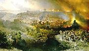 David Roberts The Siege and Destruction of Jerusalem oil painting reproduction